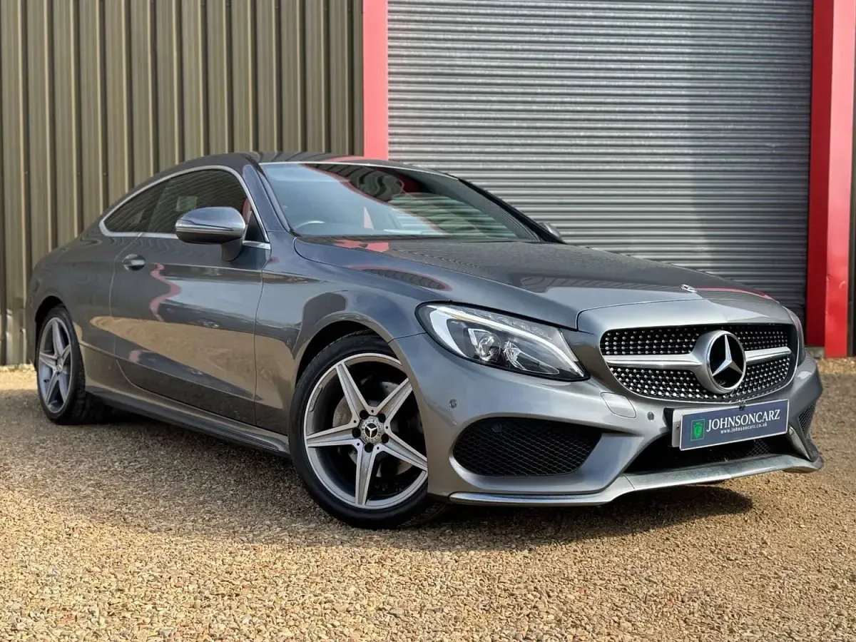 Used Mercedes C220 AMG line 2018 Grey Coupe