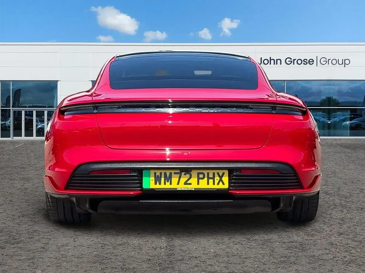 Used Porsche Taycan 350 kW (476 HP) 2023 Red Sedan