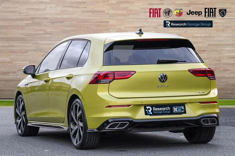 Yellow Used 2022 VW Golf VIII R-line Hatchback | £17,396 (Good price) - Image 1/3