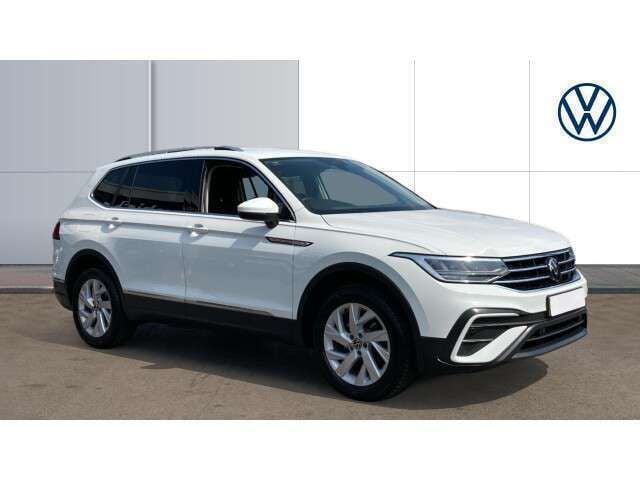 White Used 2022 VW Tiguan Allspace Life SUV | £22,016 (Good price) - Image 1/4