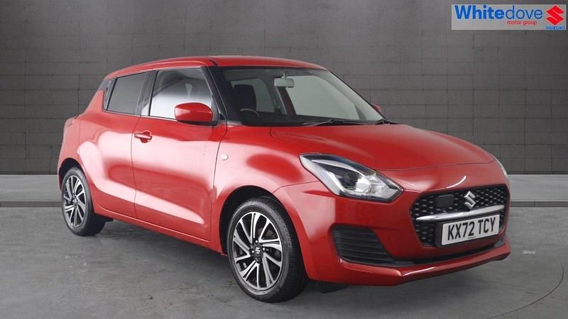 Fervent red Used 2022 Suzuki Swift SZ-L Hatchback | £11,495 (Fair price) - Image 1/4