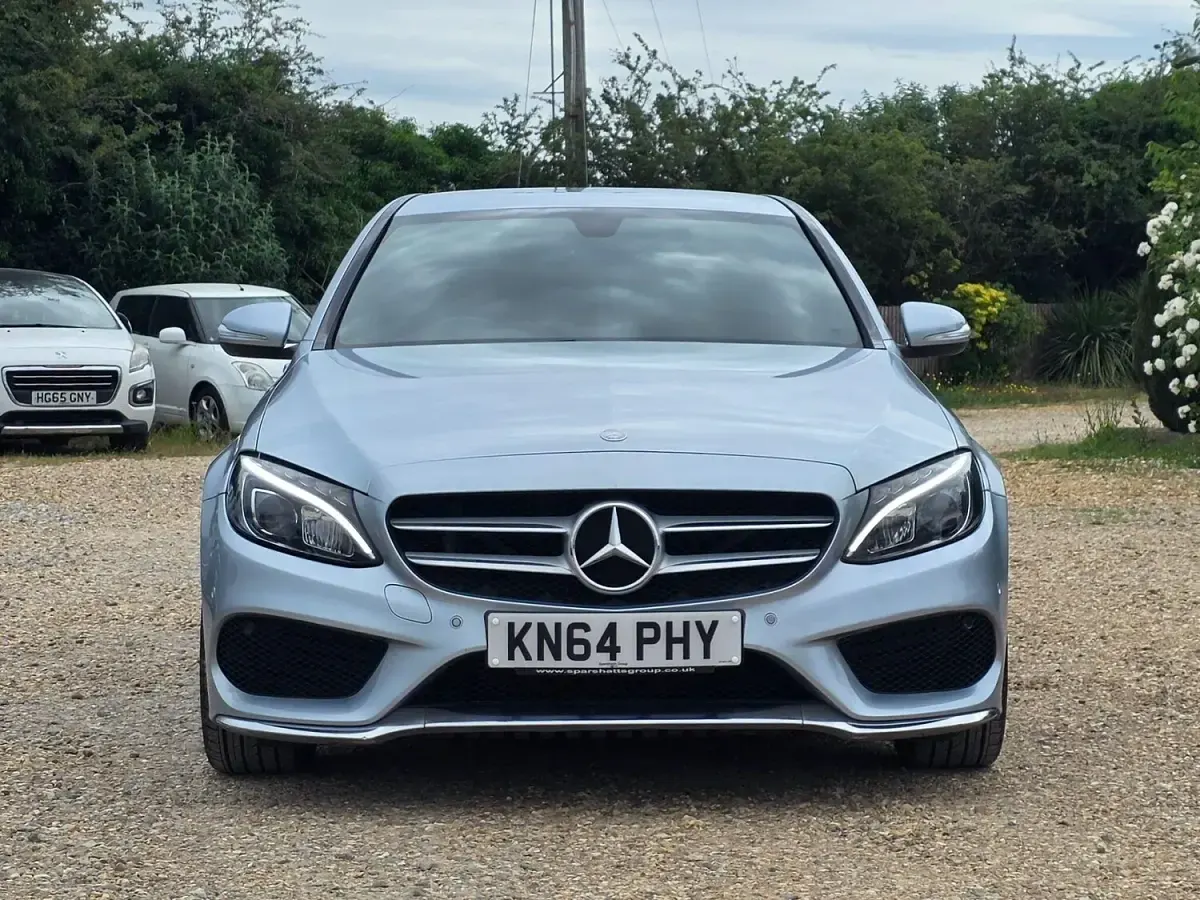 Used Mercedes C250 AMG line 204 HP (150 kW) 2014 Silver Sedan