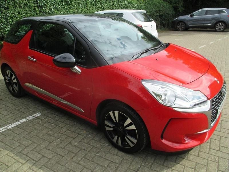 Red Used 2016 DS Automobiles DS3 Chic Hatchback | £4,991 (Fair price) - Image 1/4
