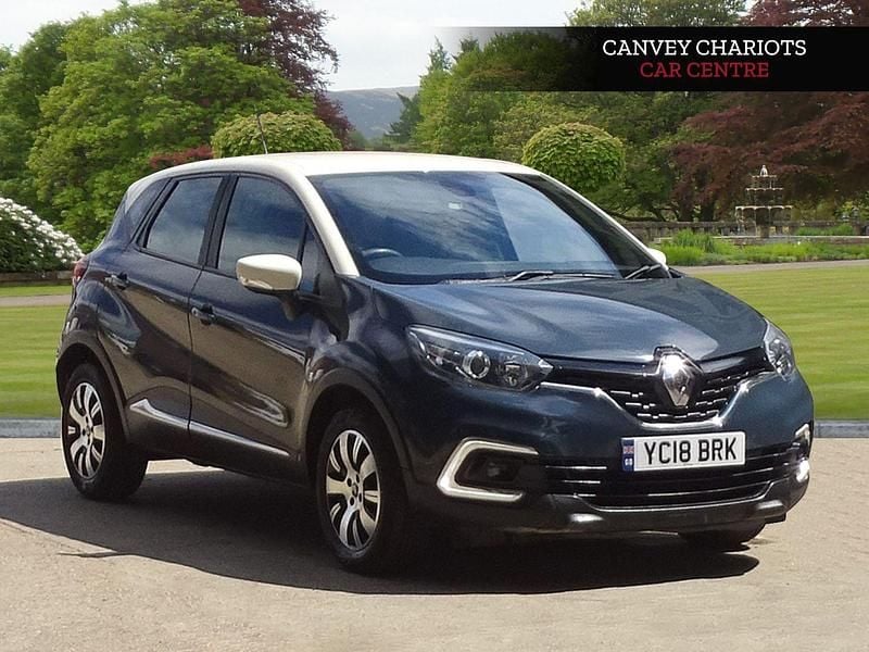 Blue/cream Used 2018 Renault Captur Play SUV | £5,500 (Good price) - Image 1/4