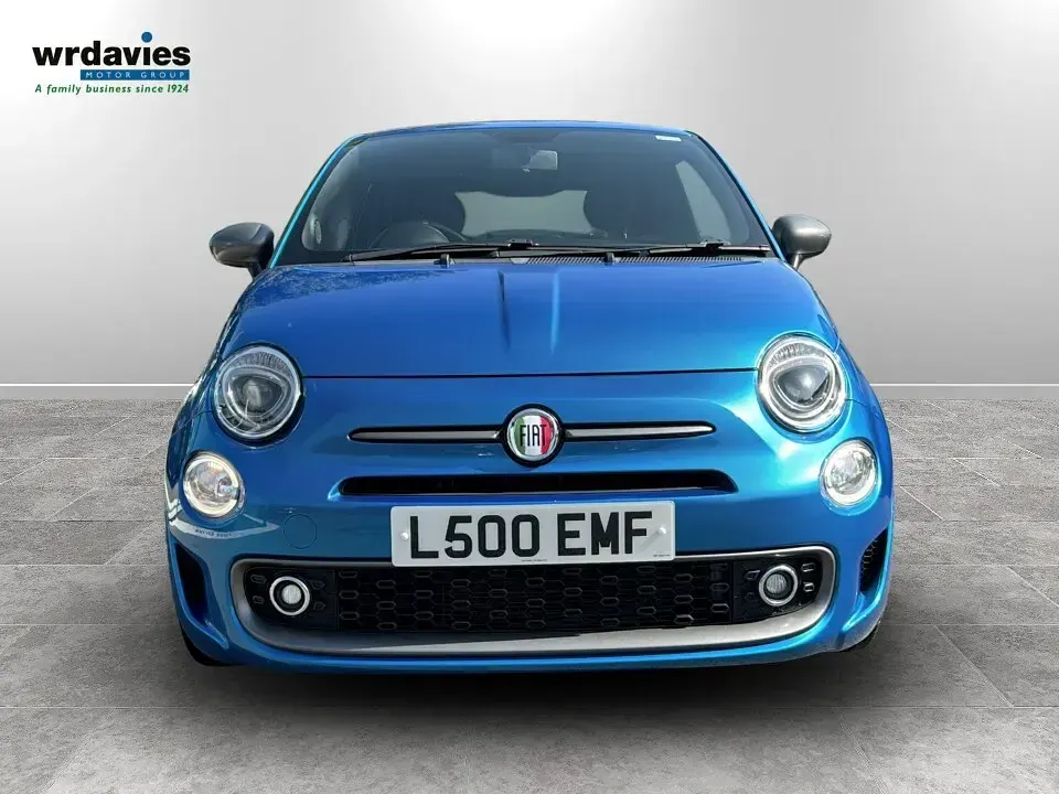 Used Fiat 500 S 69 HP (50 kW) 2017 Blue Hatchback