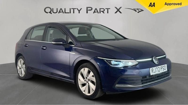 Blue Used 2022 VW Golf VIII Style Hatchback | £16,000 (Good price) - Image 1/4
