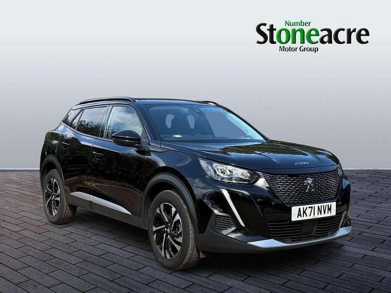 Black Used 2021 Peugeot 2008 Allure SUV | £12,595 (Fair price) - Image 1/4