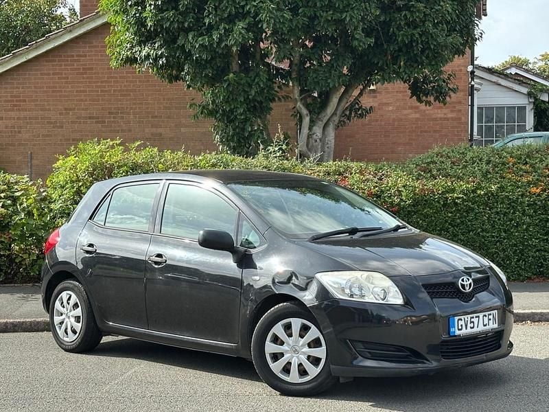 Black Used 2007 Toyota Auris T3 Hatchback | £1,995 (Good price) - Image 1/4