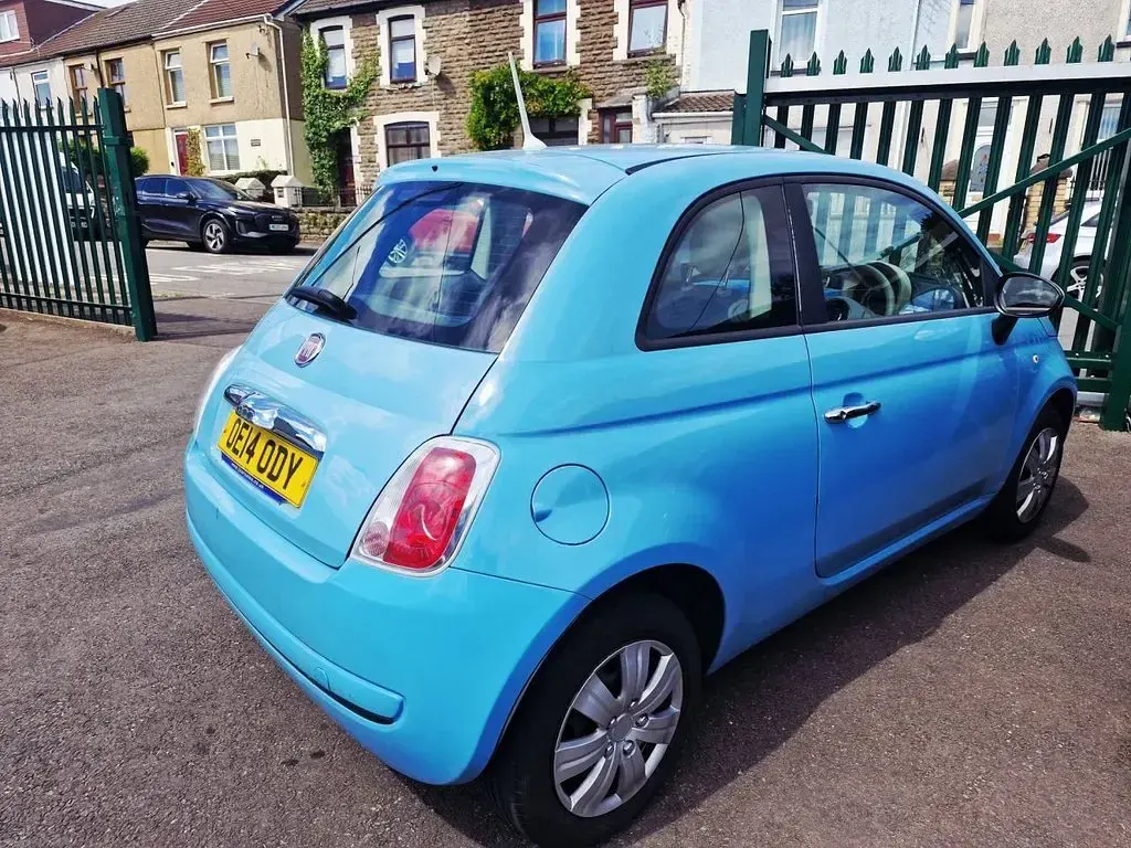 Used Fiat 500 S 69 HP (50 kW) 2014 Blue Hatchback