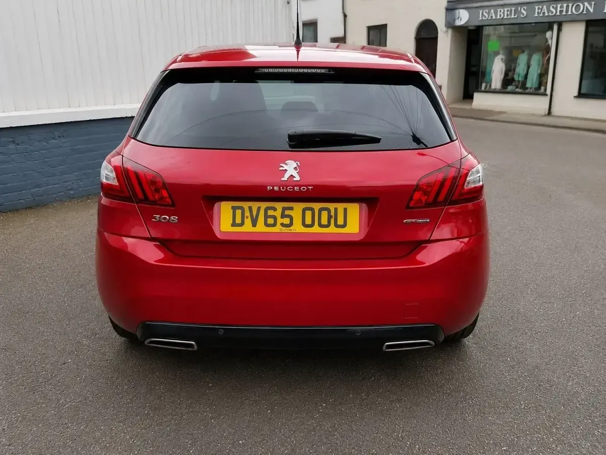 Used Peugeot 308 GT-line 2015 Red Hatchback