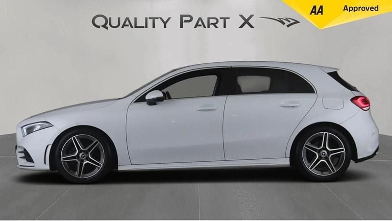 Used Mercedes A200 AMG line 163 HP (119 kW) 2020 White Hatchback
