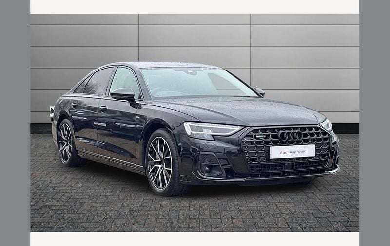 Mythos black Used 2025 Audi A8 Black Edition Sedan | £49,995 (Good price) - Image 1/4