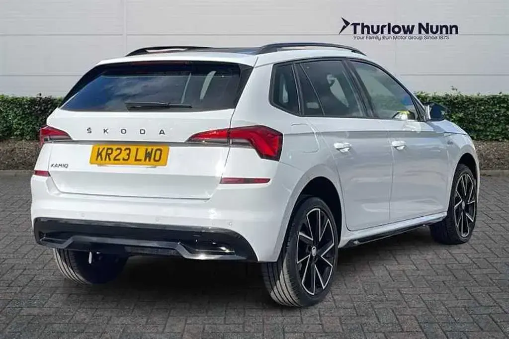 Used Skoda Kamiq Monte Carlo 150 HP (110 kW) 2023 White SUV