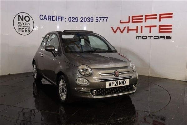 Grey Used 2021 Fiat 500 Lounge Cabriolet | £9,988 (Fair price) - Image 1/4