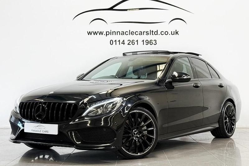 Black Used 2017 Mercedes C250 AMG Line Premium Sedan | £15,490 (Fair price) - Image 1/1