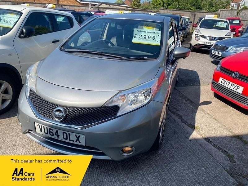 Used Nissan Note S 98 HP (72 kW) 2014 Silver Hatchback