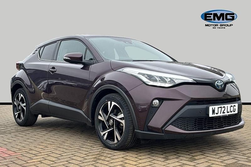 Used Toyota C-HR Design 122 HP (89 kW) 2022 Mauve/purple SUV