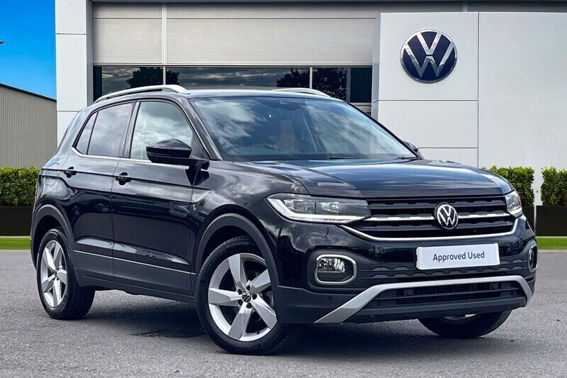 2022 VOLKSWAGEN T-Cross 1.0 TSI Black Edition SUV 5dr Petrol