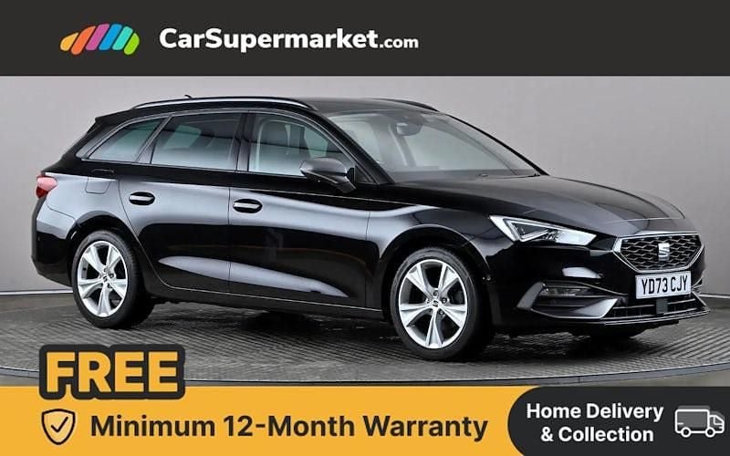 Black Used 2023 Seat Leon FR Estate | £15,197 (Fair price) - Image 1/4