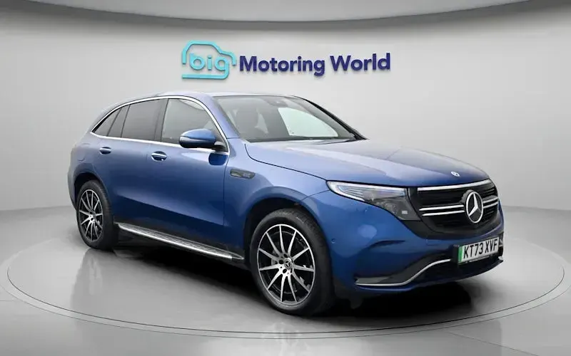 Used Mercedes EQC400 AMG line 300 kW (408 HP) 2023 Blue SUV