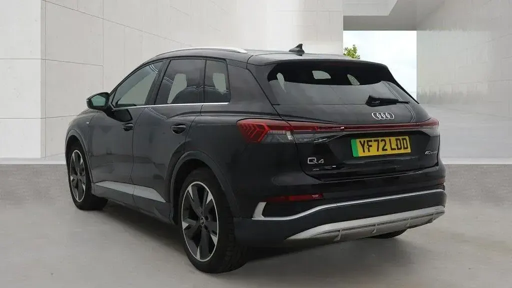 Used Audi Q4 e-tron S-Line 150 kW (204 HP) 2022 Black SUV