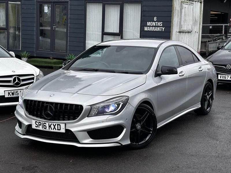 Used Mercedes CLA220 AMG line 2016 Silver Sedan