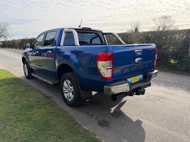 Used Ford Ranger Limited 2020 Blue Pickup
