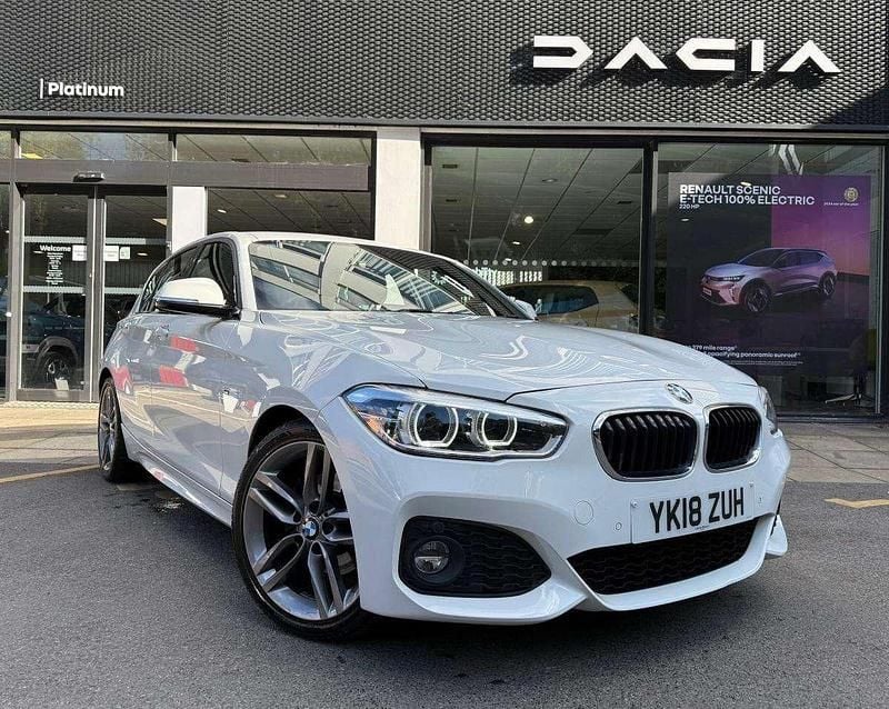 White Used 2018 BMW 120 M Sport Hatchback | £14,695 (Fair price) - Image 1/3