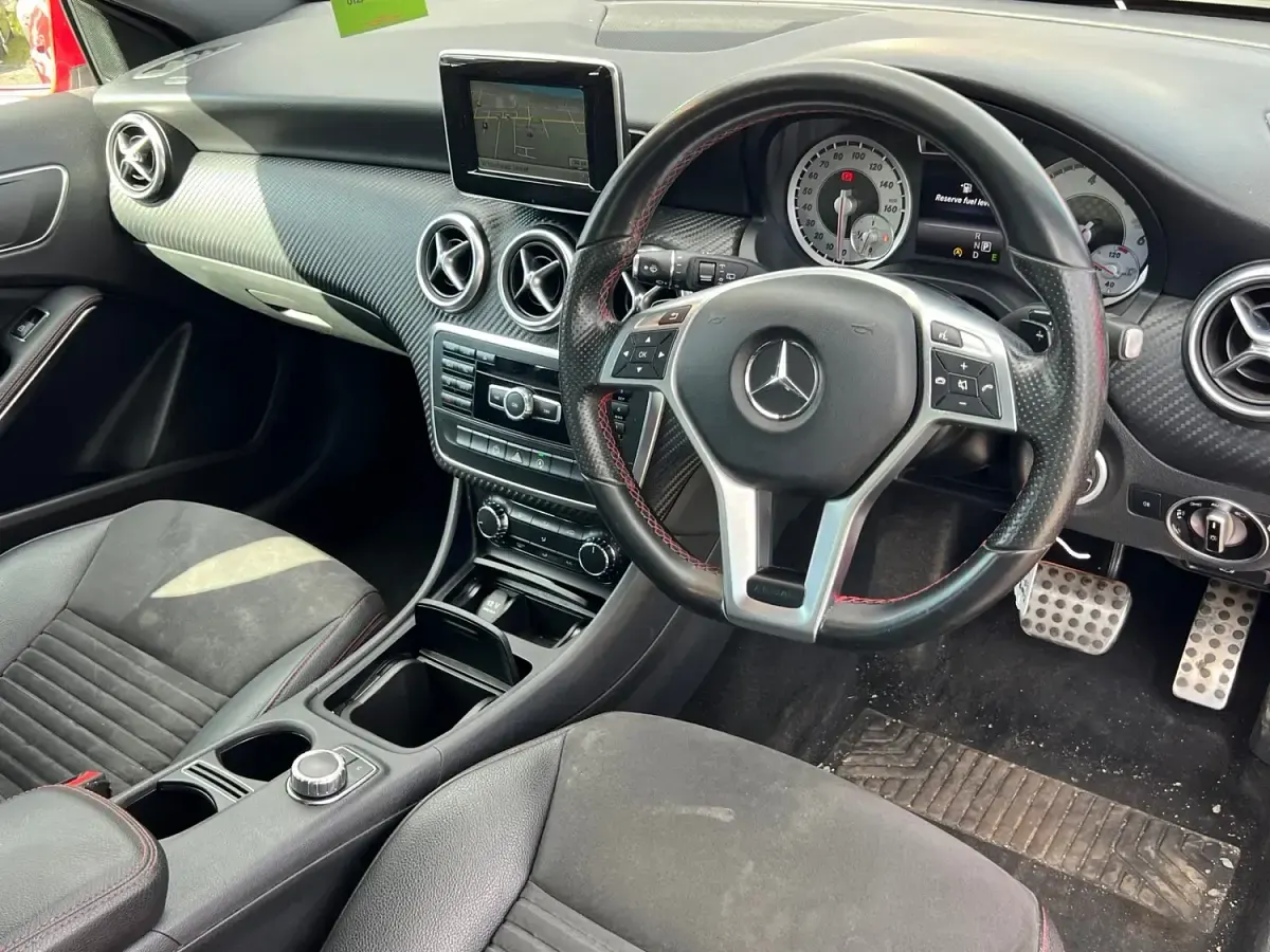 Used Mercedes A220 AMG 170 HP (125 kW) 2015 Red Hatchback