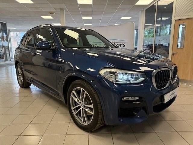 Blue Used 2018 BMW X3 M Sport SUV | £24,490 (Expensive) - Image 1/4