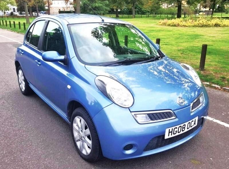 Begagnad Nissan Micra Acenta+ 79 HK (58 kW) 2008 Blå Halvkombi