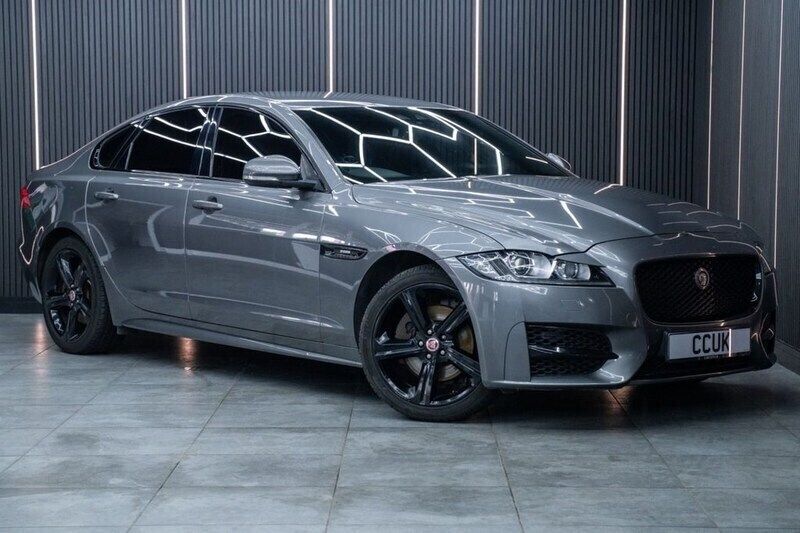Grey Used 2018 Jaguar XF R-Sport Sedan | £14,490 (Fair price) - Image 1/4