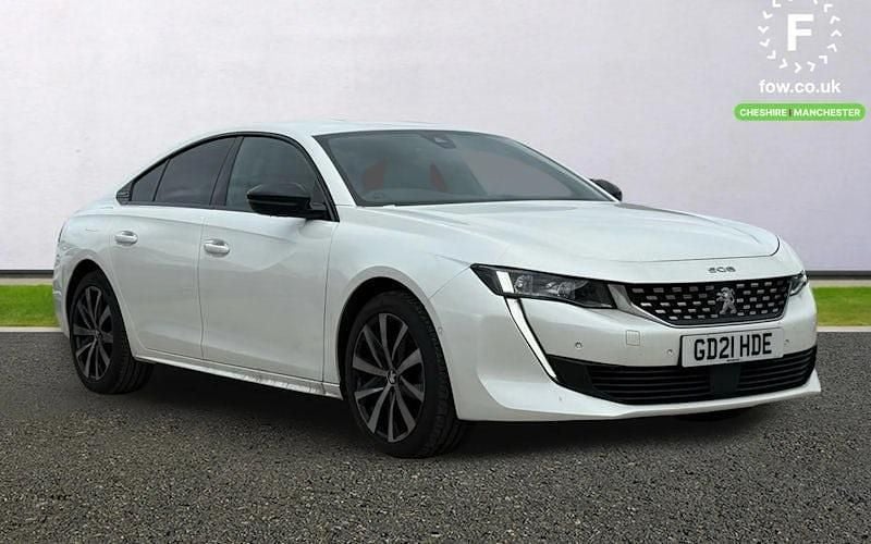 White Used 2020 Peugeot 508 GT-line Hatchback | £11,899 (Good price) - Image 1/4