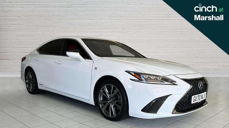 White Used 2020 Lexus ES300H Sport Line Sedan | £22,367 (Fair price) - Image 1/4