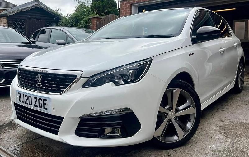 Used Peugeot 308 GT-line 2020 White Hatchback