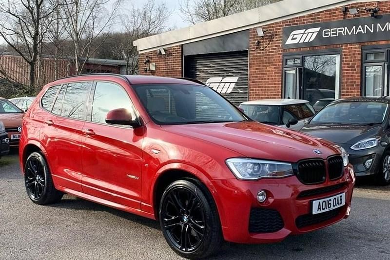 Used BMW X3 M Sport 258 HP (189 kW) 2016 Red SUV