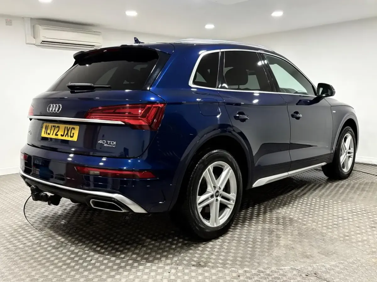 Second-hand Audi Q5 S-Line 204 CP (150 kW) 2022 Albastru SUV