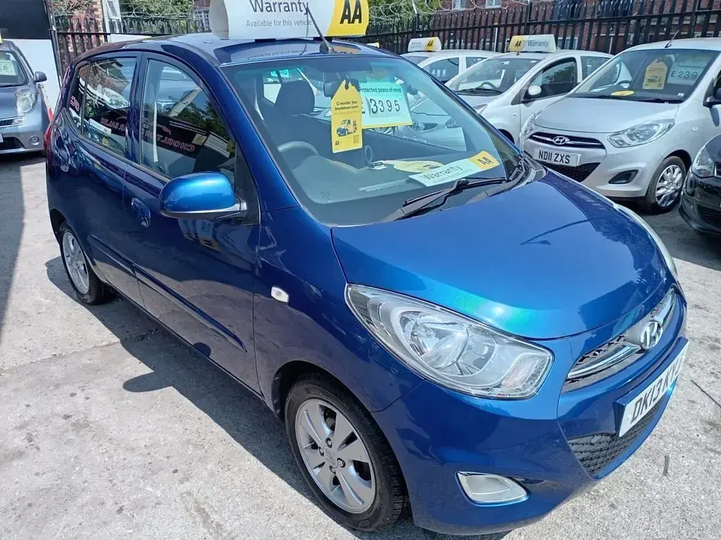 Used Hyundai i10 Active 85 HP (62 kW) 2013 Blue Hatchback