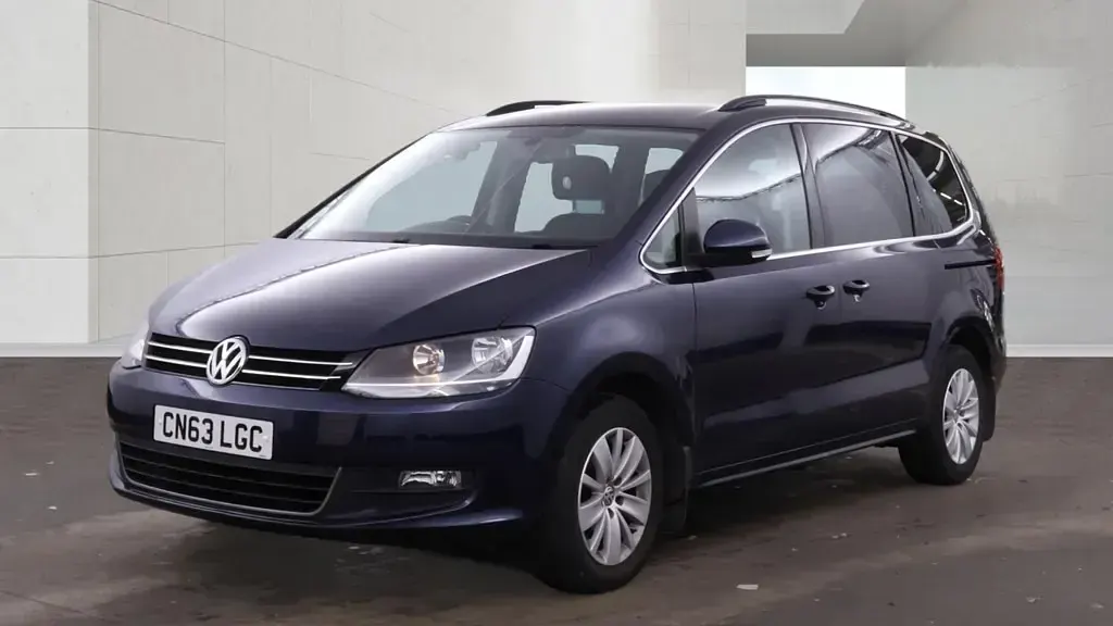 Used VW Sharan SE 140 HP (102 kW) 2013 Blue MPV
