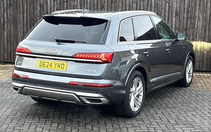 Grey Used 2024 Audi Q7 S-Line SUV | £42,599 (Fair price) - Image 1/4