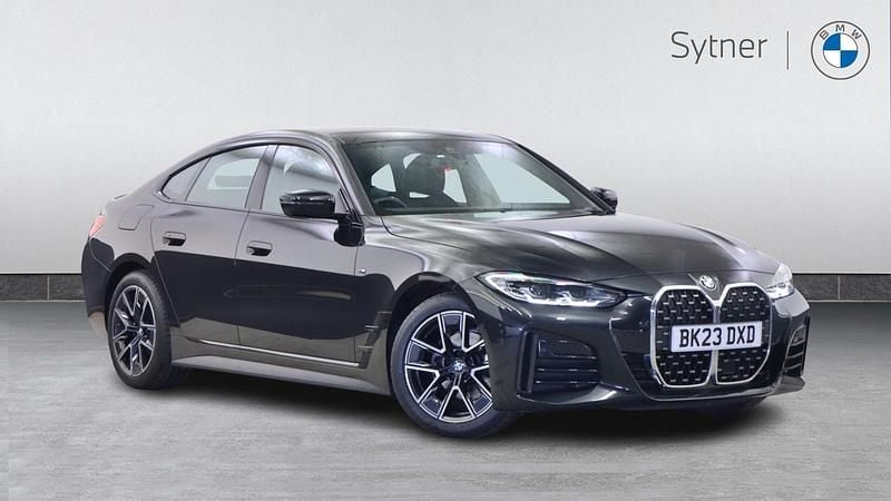 Black Used 2023 BMW 420 Gran Coupé M Sport Coupe | £31,500 (Fair price) - Image 1/4