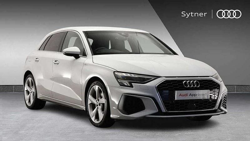 White Used 2021 Audi A3 S-Line Hatchback | £21,000 (Fair price) - Image 1/4