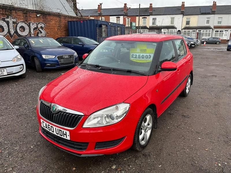 Used Skoda Fabia SE 105 HP (77 kW) 2010 Red Hatchback