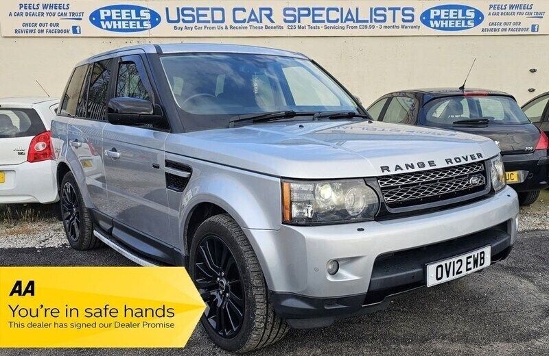 Silver Used 2012 Land Rover Range Rover Sport HSE SUV | £7,975 (Fair price) - Image 1/4