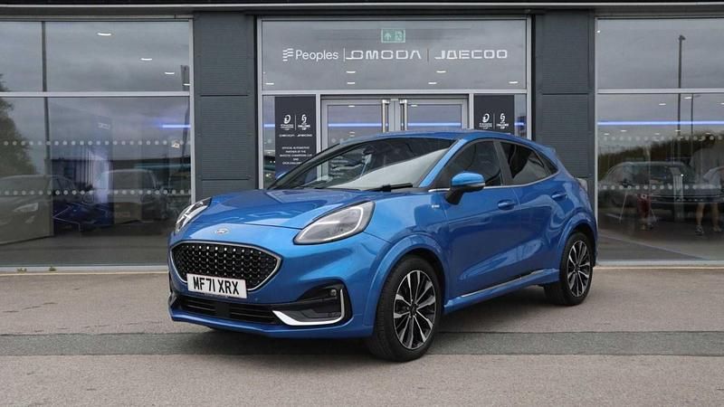 Blue Used 2021 Ford Puma ST-Line X Hatchback | £14,580 (Good price) - Image 1/4