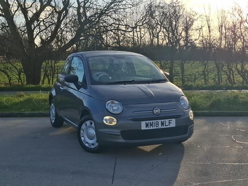 Grey Used 2018 Fiat 500 Pop Hatchback | £6,998 (Fair price) - Image 1/4
