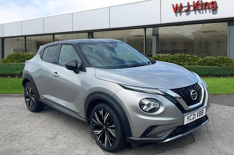 Silver Used 2021 Nissan Juke Tekna+ SUV | £16,395 (A bit pricey) - Image 1/3
