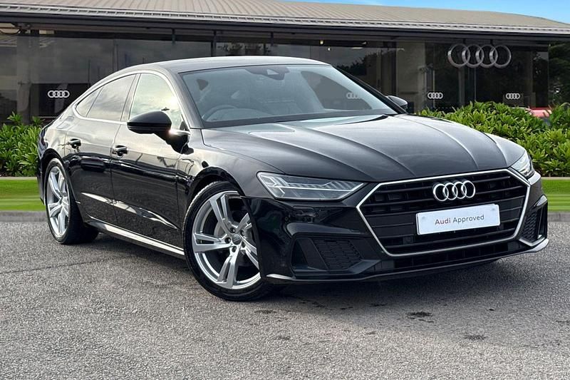 Used Audi A7 S-Line 204 HP (150 kW) 2020 Black Sedan