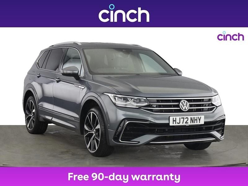 Grey Used 2022 VW Tiguan Allspace R-line SUV | £27,899 (A bit pricey) - Image 1/3