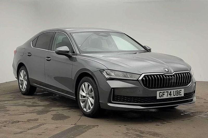 Graphite grey metallic New 2024 Skoda Superb SE Technology Hatchback | £24,695 (Super price) - Image 1/4